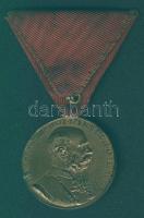 1898. "Signum Memoriae" aranyozott Br katonai érdemérem szalaggal T:2/3