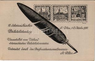 11. Österreichischer Philatelisten Tag in Sankt Pölten / 11th Austrian Philatelist Day in Sankt Pölten, stamps. Ga s: Pimberger (EK)