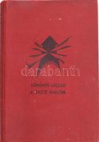 Lóránth László: A Fekete Malom. [Regény.] (Dedikált.) [Budapest, 1939]. Renaissance kiadás (Bokor és Fischer ny.) 255 + [1] p. Egyetlen kiadás. Dedikált: ,,Herczeg Jenőnek szeretettel: Lóránth László." A regény az 1930-as évek pesti mulatóinak, kaszinóinak világában játszódik. A Népszava így méltatja a kötetet: ,,Új regényében igen érdekes és izgalmas kérdéshez nyúl a szerző: a levegőből élő, meghatározhatatlan foglalkozású és életének minden pillanatában a büntetőtörvénykönyv paragrafusainak szélén táncoló pesti fiatalember arcképét akarja megrajzolni. Feladatát sikeresen oldja meg. A könyv figurái valóban életszagúak és nem úgy mozognak az események között, mintha papirosalakok volnának. Az elegánsan öltözött, sötét üzelmekre felépített budapesti alvilág jellegzetes alakjai elevenednek meg a regény lapjain, kártyások, szélhámosok, zsarolók és jólfésült naplopók. A kártyabarlangok világának és a pénzért árult szerelem, az álművészet és az emberi hitványság sötét tanyáinak alapos ismerete és kíméletlen, könyörtelen leleplezése teszi értékessé a könyvet. Az olvasó megdöbbenve ismer egyes szereplőkben olyan emberekre, akiket látott az életben, akik a budapesti sötétség hírhedt alakjai." A szerző a megfilmesítés jogait fenntartotta. Prov.: Herczeg [Haasz] Jenő (1886-1961) színész, kabarészerző, színházi rendező. Enyhén sérült gerincű, illusztrált, enyhén foltos kiadói egészvászon kötésben.