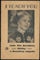 1938 Shirley Temple főszereplésével készült Fox film A Broadway angyala című filmszöveg magyarra fordítása, amely nyelvtanulási célra készült, 35p