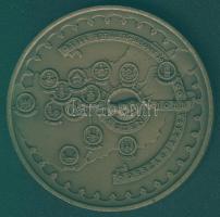 1988. "Szent Jobb országjárása" nagyalakú Br emlékérem T:2