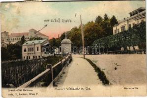 1909 Bad Vöslau, Grand Hotel Bellevue, Marier Villa (wet damage)