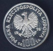 Lengyelország 1978. 100Zl Ag "Hód" T:PP