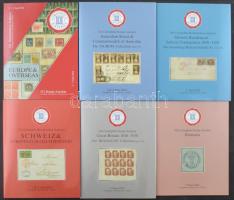 CORINPHILA 2024 júniusi aukciójának 12 kötetes katalógusa, sok világritkasággal, dobozban