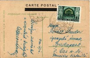 1940 Bánffyhunyad, Huedin; Bánffyhunyadi fiatal menyecske. Ábrahám M. kiadása / Transylvanian folklo...