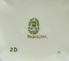 Zsolnay Sissi mintás porcelán dobozka. Kézzel festett, jelzett, hibátlan 10x10 cm