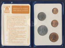 Nagy-Britannia 1968-71. 1/2p-10p 5klf db, szettben T:1 Tanúsítvánnyal!