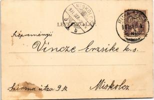 1901 Rimaszécs, Rimavska Sec, Siac; Római katolikus templom, Postahivatal, Parókia, Iskola / Catholi...