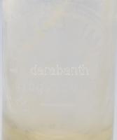 Lukács Imre Őrangyal Gyógyszertár Bódvaszilas szódásüveg, fej nélkül, pattogzással, m: 20 cm