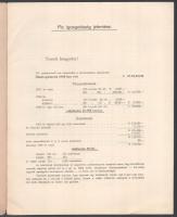 1909 Marosvásárhely, a Koronás Takarék Szövetkezet zárszámadása az 1908. üzletévről, hajtott