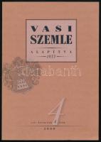 2000 Vasi Szemle. LIV. évf. 4. szám. Szerk.: Gyurácz Ferenc. Benne: Mórocz Zsolt: Boldog Isthwan Kyral. A szerző, Mórocz Ferenc által Mohás Lívia (1928-2024) pszichológus, József Attila-díjas író részére DEDIKÁLT példány.