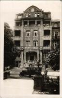 1934 Jáchymov, Sankt Joachimsthal; Hotel Astoria, automobile. photo