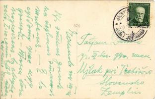 1934 Jáchymov, Sankt Joachimsthal; Hotel Astoria, automobile. photo