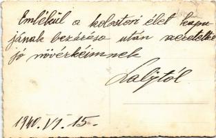 1940 Gyulafehérvár, Karlsburg, Alba Iulia; A Mailáth főgimnázium 1939-40-ben végzett növendékei. Vis...