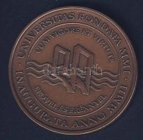 DN "Andrássy Gyula Budapesti Német Nyelvű Egyetem" nagyalakú Br emlékérem T:BU Eredeti dís...