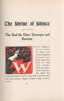 Frank, Henry:
The Shrine of Silence. A Book of Meditations. With some Embellishment by H. Benno Rei...