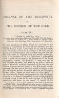 Speke, John Hanning: 
Journal of the Discovery of the Source of the Nile.
London, [1908]. J. M. De...