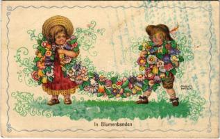 In Blumenbanden. B.K.W.I. 123-3. s: August Patek (EB)