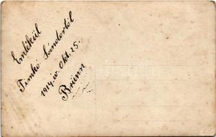 1914 Brno, Brünn; Sebesült osztrák-magyar katonák a kórházban, doktor és nővér / WWI K.u.k. military...