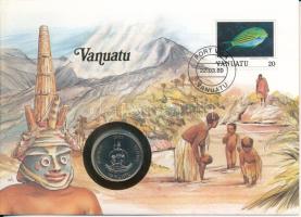 Vanuatu 1983. 20v Cu-Ni felbélyegzett borítékban, bélyegzéssel, német nyelvű tájékoztatóval T:AU 
V...