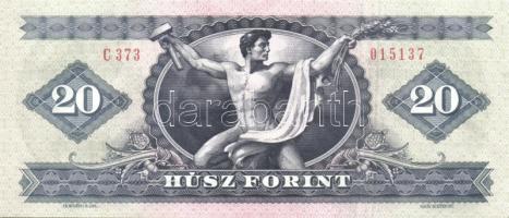 1980. 20Ft (4x) 2x egymásutáni sorszámmal T:I (2x), II+ (2x)