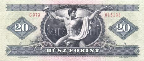 1980. 20Ft (4x) 2x egymásutáni sorszámmal T:I (2x), II+ (2x)