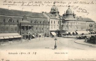 Kolozsvár with the shops of Reményik, Lajos Jeney and Böckel
