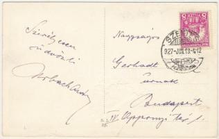 1927 Gyopárosfürdő, Orosháza-Gyopárosfürdő kisvasút megállóhely, vasútállomás, AEGV (Alföldi Első Ga...