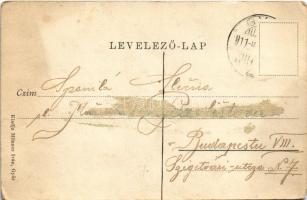 1911 Győr, Király utca, Perl Lipót, Viola Mihály mészáros, Klein Janka, Merényi és Gerő Testvérek üz...