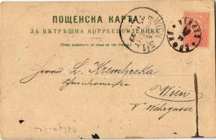 1899 (Vorläufer) Sofia, Sophia, Sofiya; Fürst Alexander's Mausoleum in Sofia (EK)