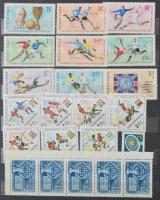 1925-1980 magyar sport gyűjtemény / tétel 12 lapos A4-es berakóban