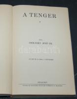 1931 Dr. Cholnoky Jenő: A tenger című műve 138db képpel és 83db ábrával a Singer és Wolfner Irodalmi Intézet kiadásában, Budapest, jó állapotban