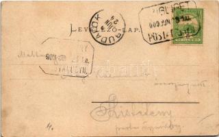 Szigliget, várrom. Mérei Ignác 38. + "POSTAI ÜGYN" (EK)