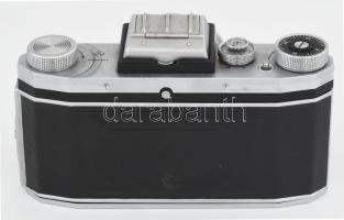 Praktica FX3 fényképezőgép, Carl Zeiss Jena obejketívvel, bőr tokban