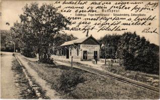 1912 Budapest XII. Svábhegyi fogaskerekű vasút Széchenyi-hegyi vasútállomása (fl)