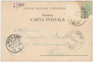 1901 Turnu Severin, Szörényvár; Gara / railway station (Rb)