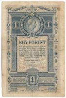 1882. 1Ft / 1G Cf 34 4.07634 T:VG folt Hungary 1882. 1 Forint / 1 Gulden Cf 34 4.07634 C:VG spotted Adamo G125