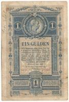 1882. 1Ft / 1G "Cf 34 4.07634" T:VG folt Hungary 1882. 1 Forint / 1 Gulden "Cf 34 4.0...