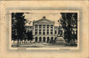 1910 Bucharest, Bukarest, Bucuresti, Bucuresci; Universitatea / university (fl)
