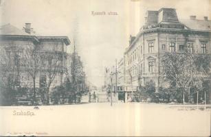 Szabadka Kossuth street with tram (EK)