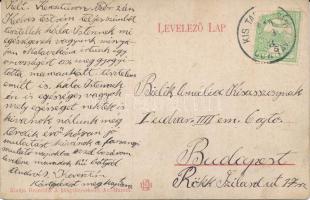 1910 Kistapolcsány, Topolcianky; Római katolikus templom. Brunczlik J. kiadása / church (EK)