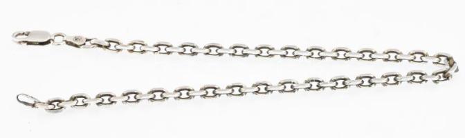 Ezüst(Ag) anker bokalánc, jelzett, h: 23 cm, nettó: 8,9 g