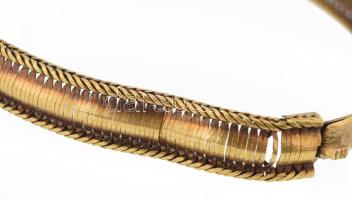 14 K arany (Au) karkötő ametiszttel 13,75 g