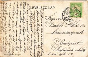 1916 Kistapolcsány, Topolcianky; Főhercegi uradalom, Dreveni most (híd) a kicői országúton / old bri...