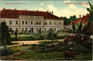 Félixfürdő, Baile Herculane; Viktor szálloda belső része az udvaron. Engel Józsefnél kapható / hotel courtyard (EB)