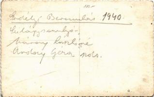 1940 Szilágysomlyó, Simleu Silvaniei; bevonulás / entry of the Hungarian troops. photo (fl)