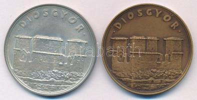 Varga Miklós (1928-2018) 1974. "MÉE 5. Vándorgyűlése - Miskolc / Diósgyőr" jelzett Ag és b...