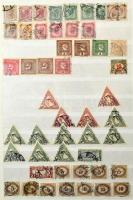 Régi külföldi bélyegek több példányban, jól telerakott, 16 lapos A/4-es Abria berakóban. Speciálgyűjtőnek kitűnő böngészde!
