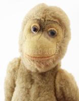 Régi, játék majom figura,. kopással 24 cm