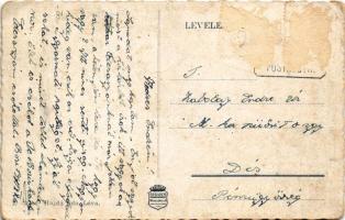 Léva, Levice; Báthy part, Állami építészeti hivatal / Ulica SNP / street, architectural office (Rb)